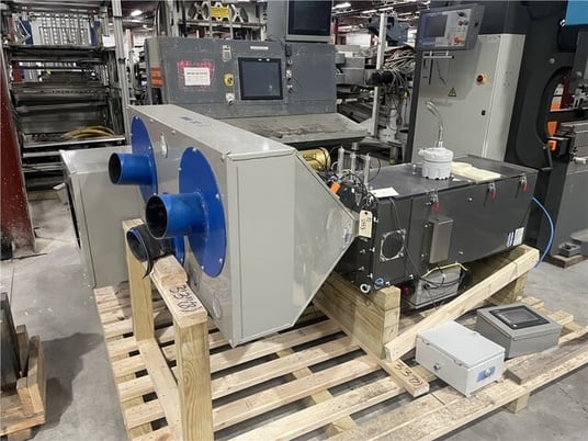 AEC #BD-2500R-4, 3 component gravimetric blender, 2500 lb/hr, pneumatic slide gates, 2017 - Image 4