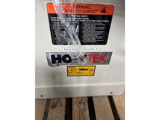 37" x 75" Holytek #920RK, belt sander, 2-head, 16-55 FPM, digital read out, 2003 - Image 8