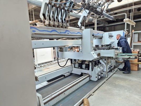 Weeke #BST-507, feed thru CNC boring mach., 2012 - Image 8