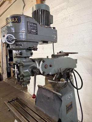 Supermax #YCM-1-1/2VA, vertical mill, 9" x42"tbl., R-8, 60-4200 RPM, 1985 - Image 5