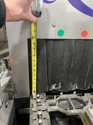 Stoelting #AQF-218 AquaForce wash rinse dry, 24" wide x 12" part height (3) Stage WRD, 2017 - Image 7