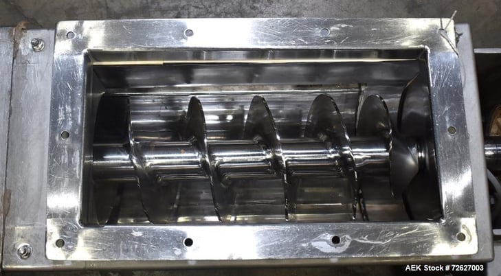 American Process #S009-5434/SCH, Screw Conveyor, 304 Stainless Steel, top infeed 20" x 0', bottom discharge - Image 6