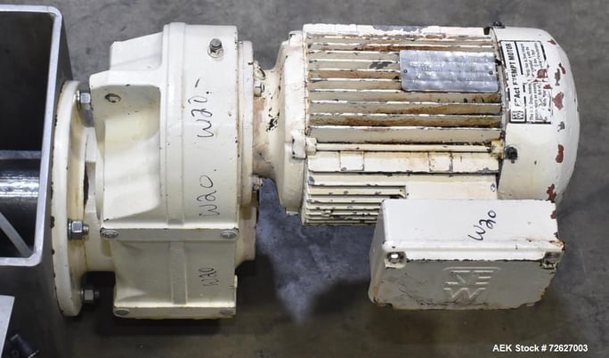American Process #S009-5434/SCH, Screw Conveyor, 304 Stainless Steel, top infeed 20" x 0', bottom discharge - Image 9