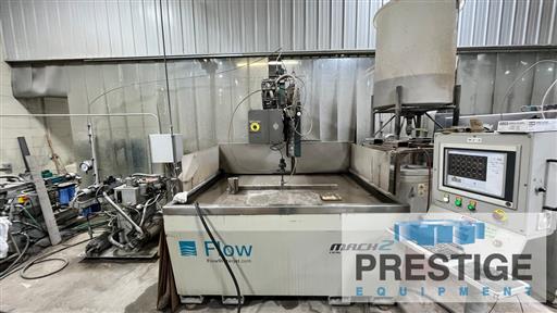 Flow #Mach-2-1313B, 4' x 4' work area, 50" X, 50" Y, 60000 psi, 30 HP, Flowmaster PC, intensifier pump, 500 - Image 1