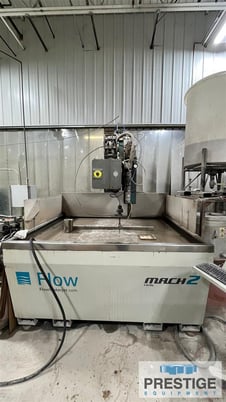 Flow #Mach-2-1313B, 4' x 4' work area, 50" X, 50" Y, 60000 psi, 30 HP, Flowmaster PC, intensifier pump, 500 - Image 2
