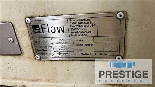 Flow #Mach-2-1313B, 4' x 4' work area, 50" X, 50" Y, 60000 psi, 30 HP, Flowmaster PC, intensifier pump, 500 - Image 7