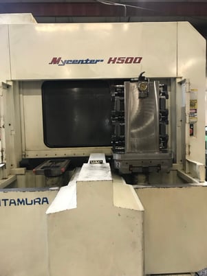 Kitamura Mycenter #H-500, Hmc, 31.5" X, 24" Y, 24" Z, 10,000 RPM spindle, Cat50 taper, 60 automatic tool - Image 3