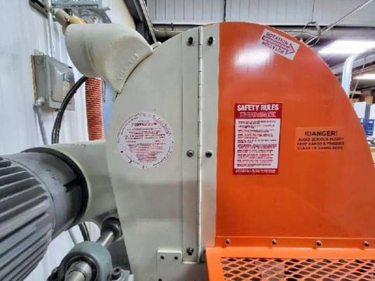 18" Pistorius #SC-20-P, pneumatic down-cut cuttoff saw, 1" arbor diameter, 10 HP, 3450 RPM, horizontal clamp - Image 4