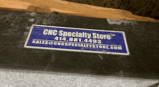 Precision Granite #45x28x6, Granite Inspection Bench, 48" x 28" x 6" Plate - Image 3