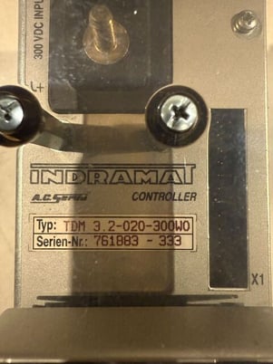 Indramat #TDM 3.2-020-300-WO, Servo Controller, 2000 RPM - Image 6