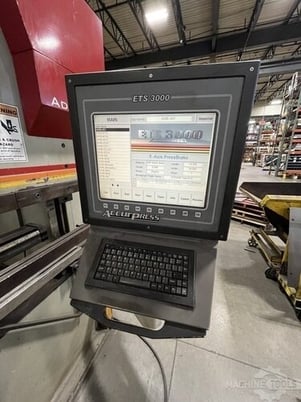 175 Ton, Accurpress #717510 Advantage, hydraulic press brake, 10' overall, 100" between housing, 2003 - Image 2