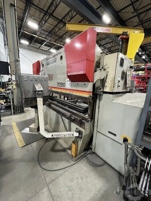 175 Ton, Accurpress #717510 Advantage, hydraulic press brake, 10' overall, 100" between housing, 2003 - Image 9