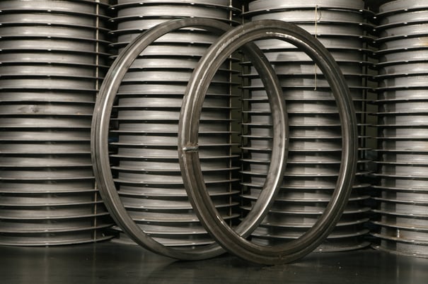 2" x 2" x 3/16" GMC #PRB-55H-3PH, angle iron ring roller, hydraulic tube bender 7.5" roll diameter, 2" roll - Image 2