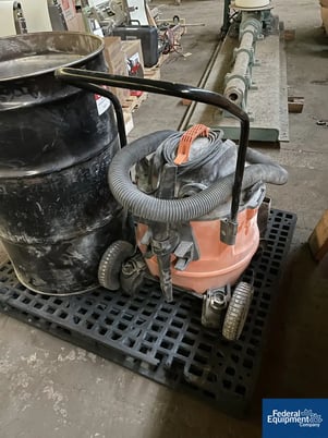 NXT Shop Vac, on portable cart with hose and attachments - Image 2