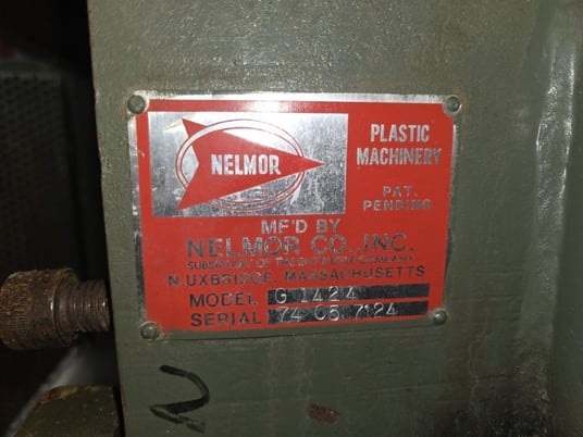 14" x 24" Nelmor #G1424, Granulator, 2 Bed Knives, 85" Infeed height, 34.5" Discharge height, 40 HP, 460 V - Image 6