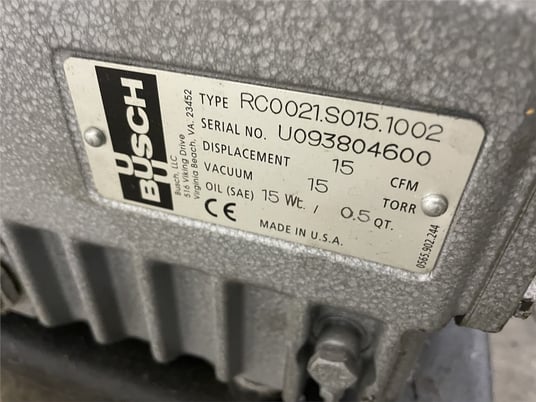 Mold-Vac #MV20000, Mold Evacuation System w/Vacuum Pump, 480 V - Image 6