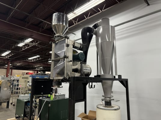 Pelletron #P10, Deduster w/Dust Beater, 1000 lb./hr., 134" total height on stand, 230 V - Image 5