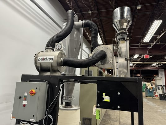 Pelletron #P10, Deduster w/Dust Beater, 1000 lb./hr., 134" total height on stand, 230 V - Image 6