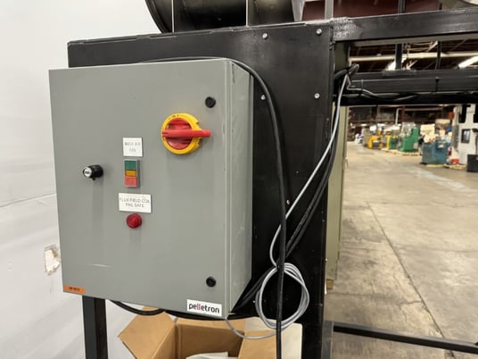 Pelletron #P10, Deduster w/Dust Beater, 1000 lb./hr., 134" total height on stand, 230 V - Image 7