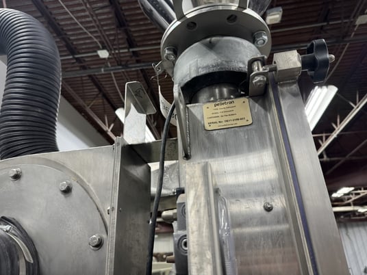 Pelletron #P10, Deduster w/Dust Beater, 1000 lb./hr., 134" total height on stand, 230 V - Image 8