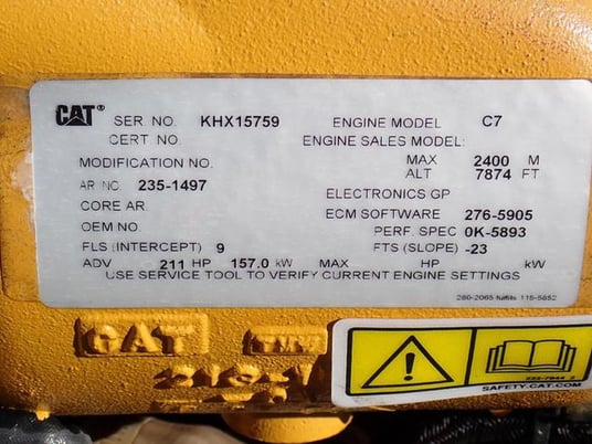 211 HP Caterpillar #C7, complete engine, new - Image 3