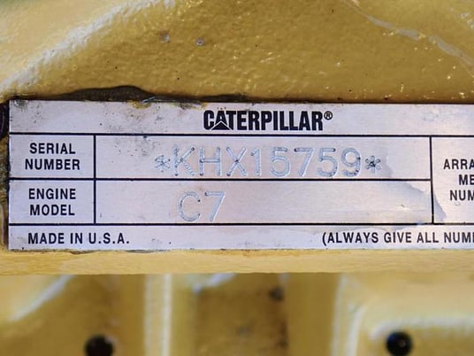 211 HP Caterpillar #C7, complete engine, new - Image 4