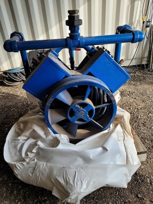 Quincy #5120P, reciprocating compressor, 2-stages - Image 1
