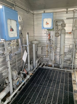 100 HP JACompresson #B, propane reciprocating compressor, 100 HP @ 1185 RPM Marathon Electric 444T, 2-stages - Image 3