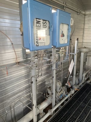 100 HP JACompresson #B, propane reciprocating compressor, 100 HP @ 1185 RPM Marathon Electric 444T, 2-stages - Image 4