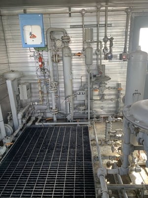 100 HP JACompresson #B, propane reciprocating compressor, 100 HP @ 1185 RPM Marathon Electric 444T, 2-stages - Image 5