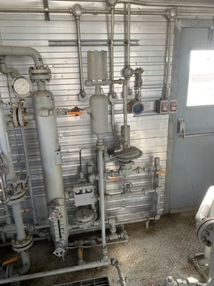 100 HP JACompresson #B, propane reciprocating compressor, 100 HP @ 1185 RPM Marathon Electric 444T, 2-stages - Image 7