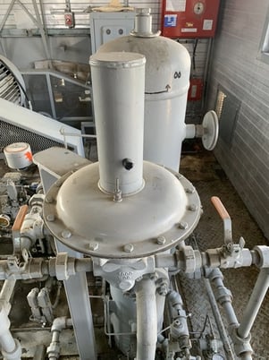 100 HP JACompresson #B, propane reciprocating compressor, 100 HP @ 1185 RPM Marathon Electric 444T, 2-stages - Image 10