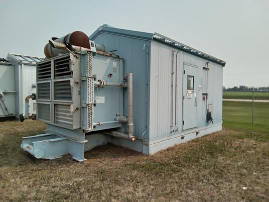 215 HP Geminis #H302, reciprocating compressor, 2-stage, Caterpillar 3406, 2000 - Image 1