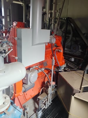 220 HP Ariel #JGA/4, reciprocating compressor, 2-stages, Waukesha F18G, 2014 - Image 3