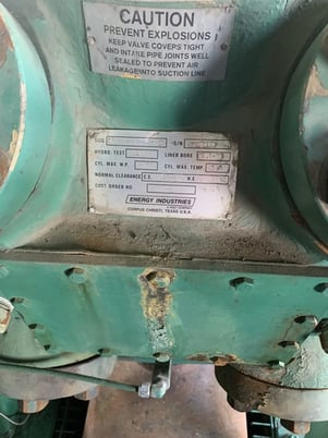 900 HP Energy Industries #FE765C-2, reciprocating compressor, 2-stages, 900 HP @ 889 RPM Teco Westinhouse - Image 7