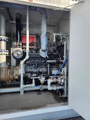 188 HP LeROI #HG17, screw compressor, Cummins G855C, 2007 - Image 5