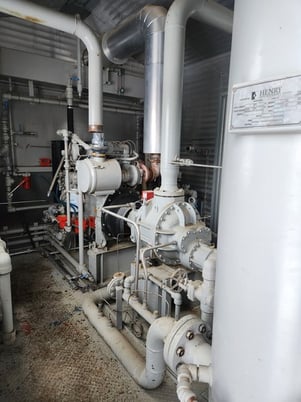203 HP Frick TDSH193S, screw compressor, Cat 3306, 2005 - Image 8