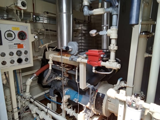 65 HP Sullair #PDX12-26-206, screw compressor, 1-stage, 1800 RPM, Arrow VRG-330, 2007 - Image 5