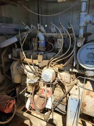 84 HP Dresser #GHH, rotary vane compressor, 1-stage, 1800 RPM, Cummins G5.9C, 1997 - Image 2