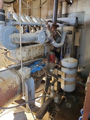 84 HP Dresser #GHH, rotary vane compressor, 1-stage, 1800 RPM, Cummins G5.9C, 1997 - Image 3