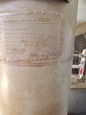 84 HP Dresser #GHH, rotary vane compressor, 1-stage, 1800 RPM, Cummins G5.9C, 1997 - Image 9