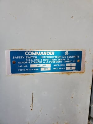 100 KW Tamper #B503GY-3MS0DG-AM, Natural gas generator set, 125 Volts, 3-phase, 120 HP @ 1200 RPM, Waukesha - Image 9