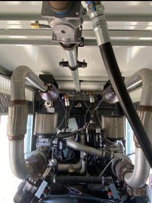 350 KW Stamford #MX341, Natural gas generator set, 480 Volts, 3-phase, 581 HP @ 1800 RPM, Power Solutions - Image 4