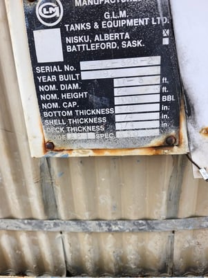 1000 bbl Storage Tank, 1992 - Image 5