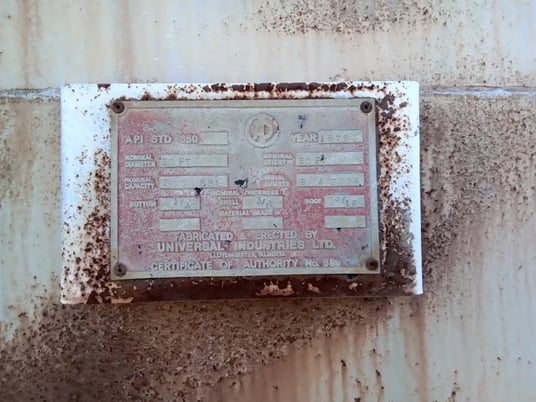 3000 bbl Storage Tank, 1979 - Image 2