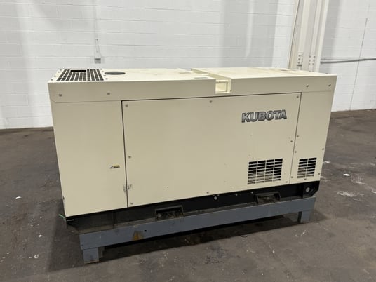 Kubota #SQ-33, diesel engine generator, continuous operation - Image 1