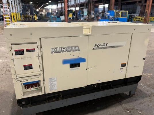 Kubota #SQ-33, diesel engine generator, continuous operation - Image 8