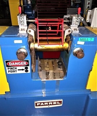 3" x 7" Farrel, high temperature lab mill - Image 2