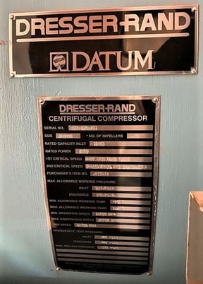 Dresser #D10R8B, Centrifugal compressor, Wet Gas, Siemens electric dr, 3550 HP, 1784 RPM, skid, 2009 - Image 10