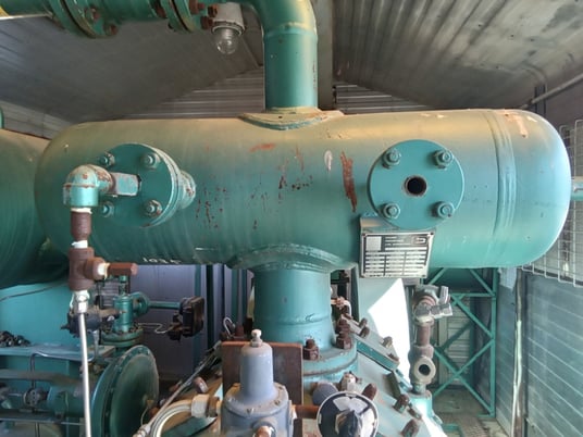 44 HP Gardener Denver #RlAID, reciprocating piston compressor, #81404YLF1A0 dr, 675 RPM, 1981 AS-IS - Image 8